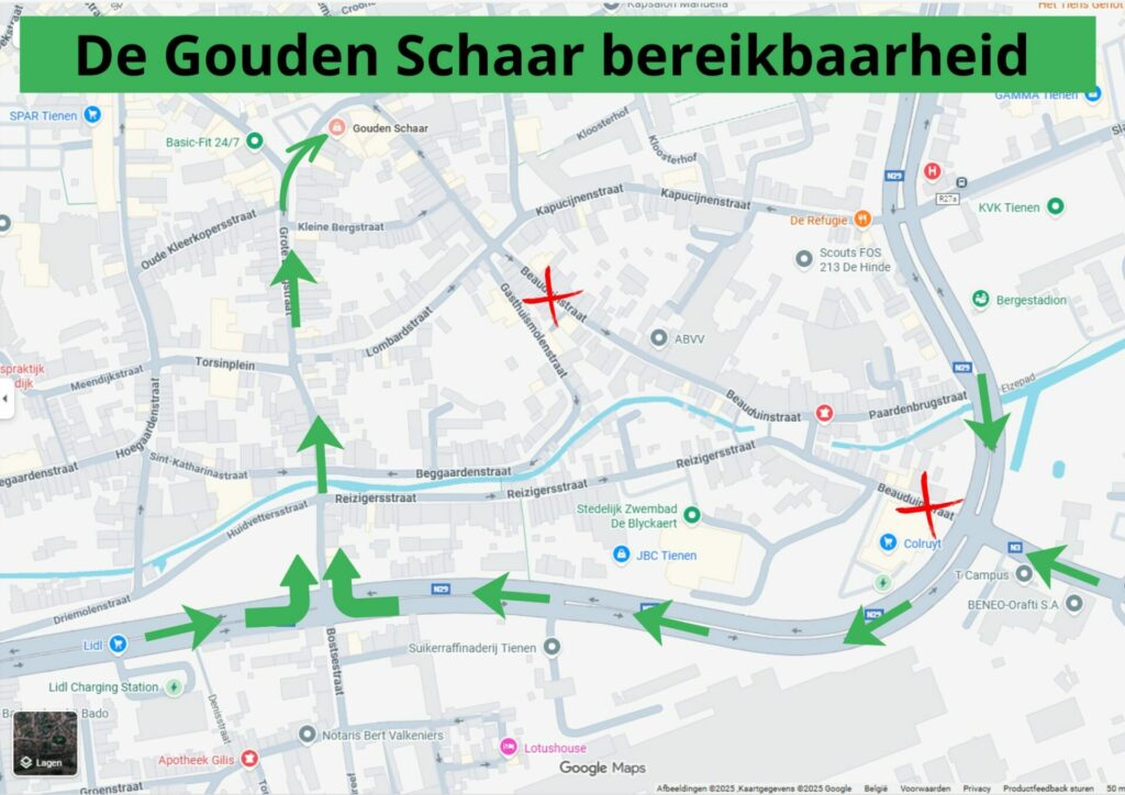 Bereikbaarheid van onze winkel 1